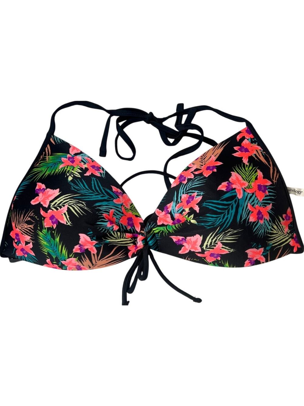 Urbanology Swim Floral Print Top Bikini Size XL